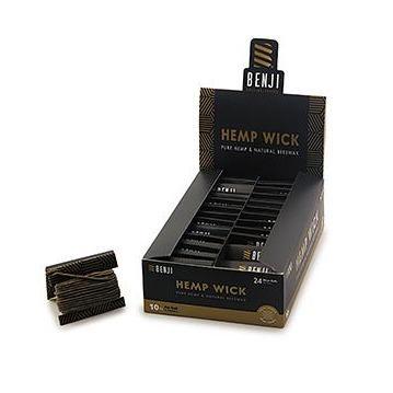 Benji Hemp Wick 10ft | Natural Beeswax Hemp Wick - 24 Rolls - We The People 