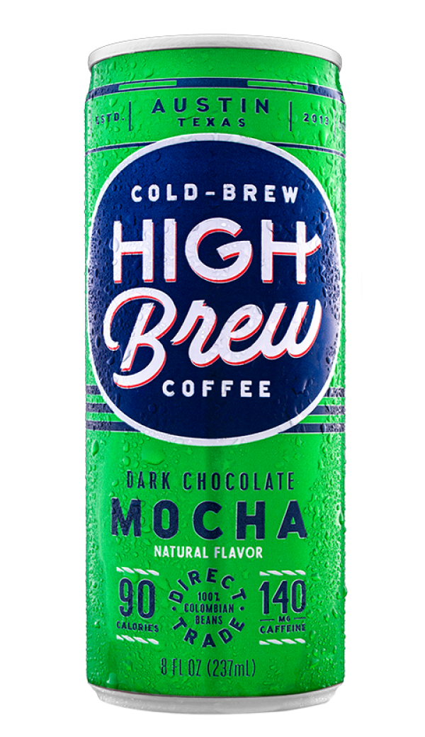 High Brew Dark Chocolate Mocha Cold Brew - Case of 12 (8oz Cans)