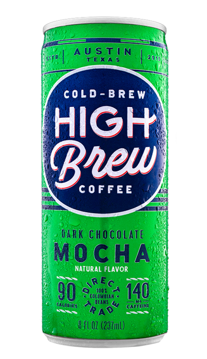 High Brew Dark Chocolate Mocha Cold Brew - Case of 12 (8oz Cans)