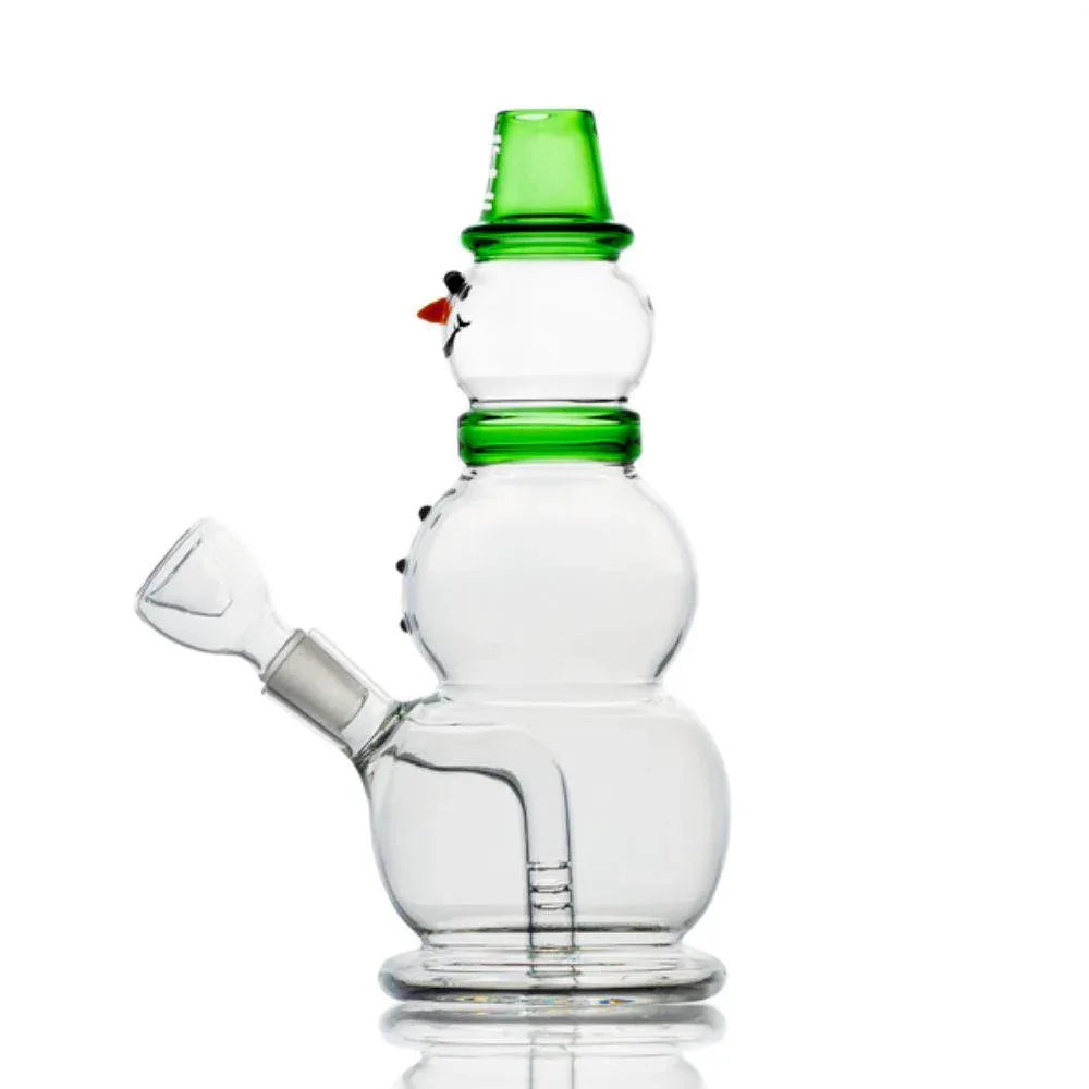 Hemper Snowman Mini Bubbler 8" Glass Water Pipe - We The People 