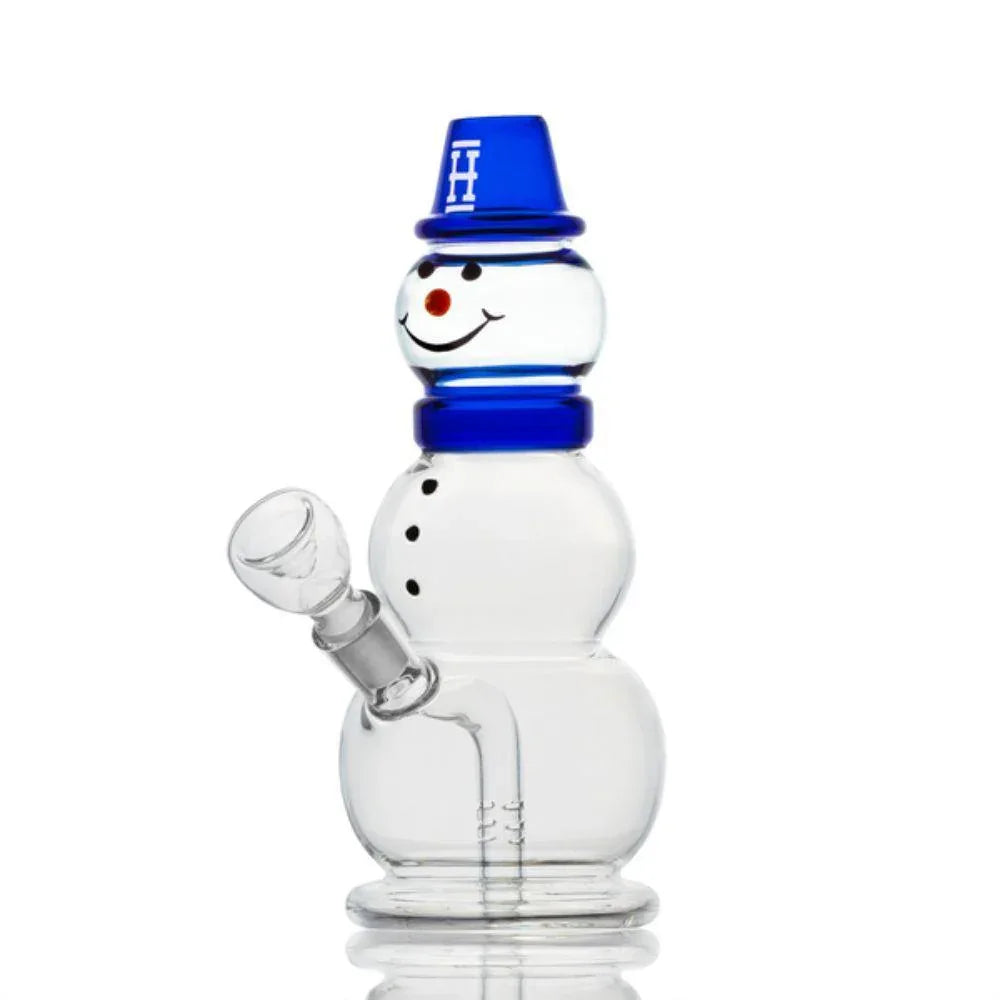 Hemper Snowman Mini Bubbler 8" Glass Water Pipe - We The People 