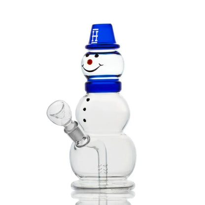 Hemper Snowman Mini Bubbler 8" Glass Water Pipe - We The People 