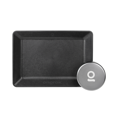 Ongrok Eco-Tray with Storage Puck | Sustainable Rolling Tray