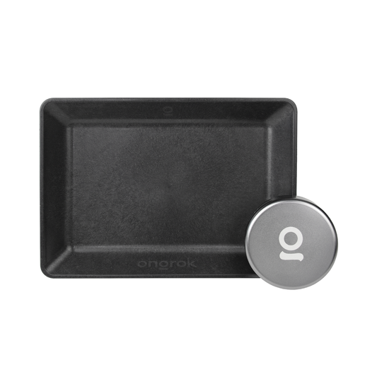 Ongrok Eco-Tray with Storage Puck | Sustainable Rolling Tray