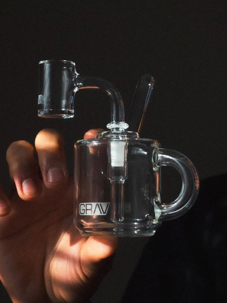 GRAV Coffee Mug Pocket Bubbler - Assorted Colors | Novelty Water Pipe - We The People 