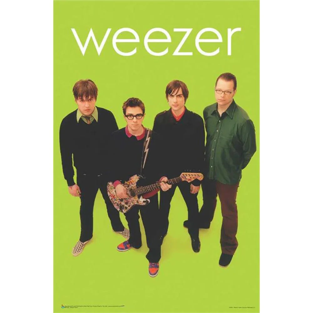 Weezer Green Poster - 24"x33" - We The People 