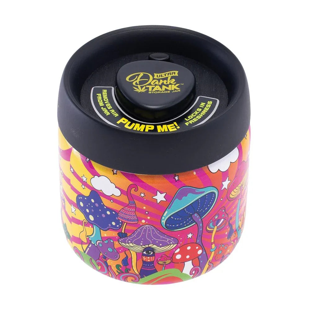 Fujima Dank Tank Vacuum Glass Jar - 4.2" / Mushroom Vibe - We The People 