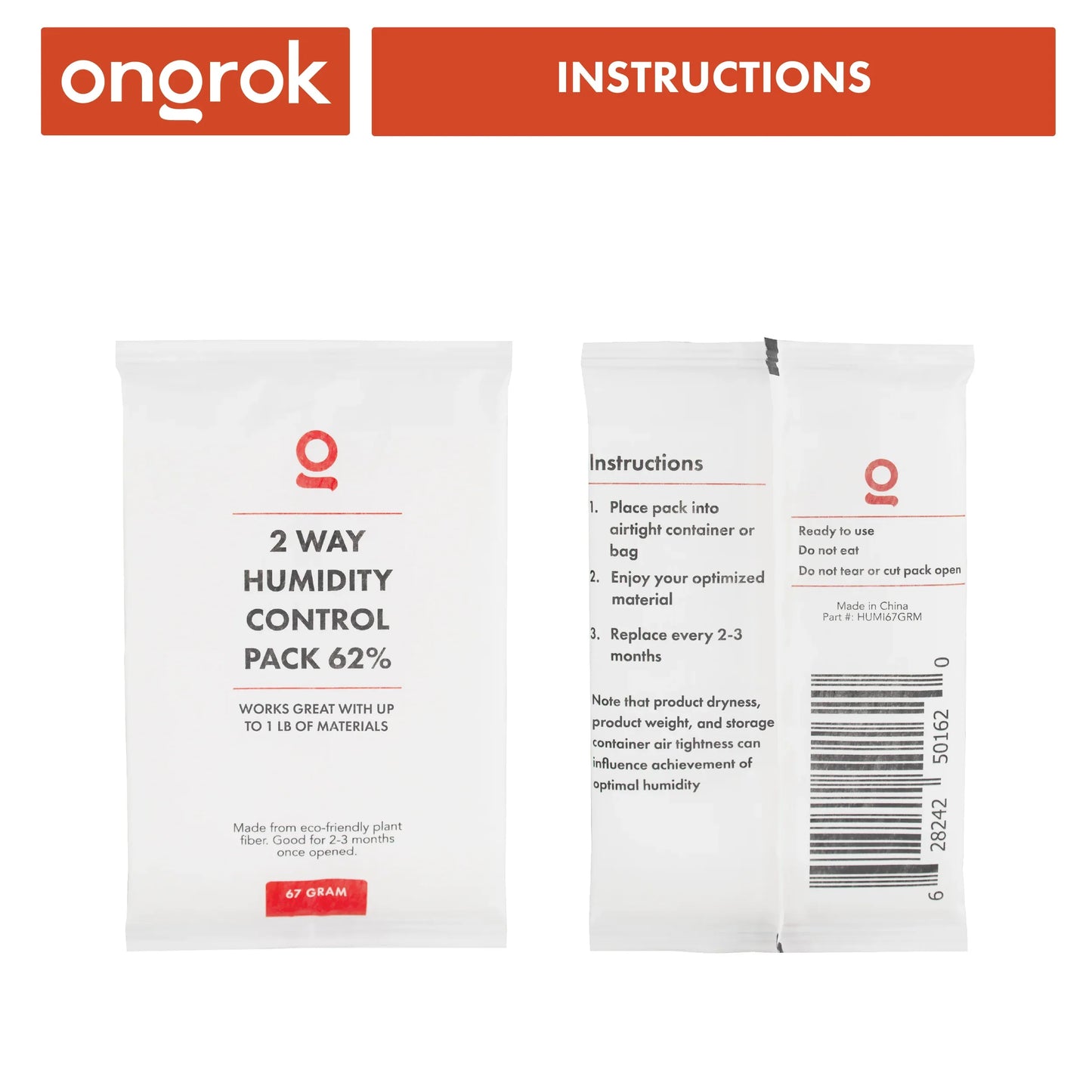 Ongrok 67 Gram Humidity Pack - We The People 