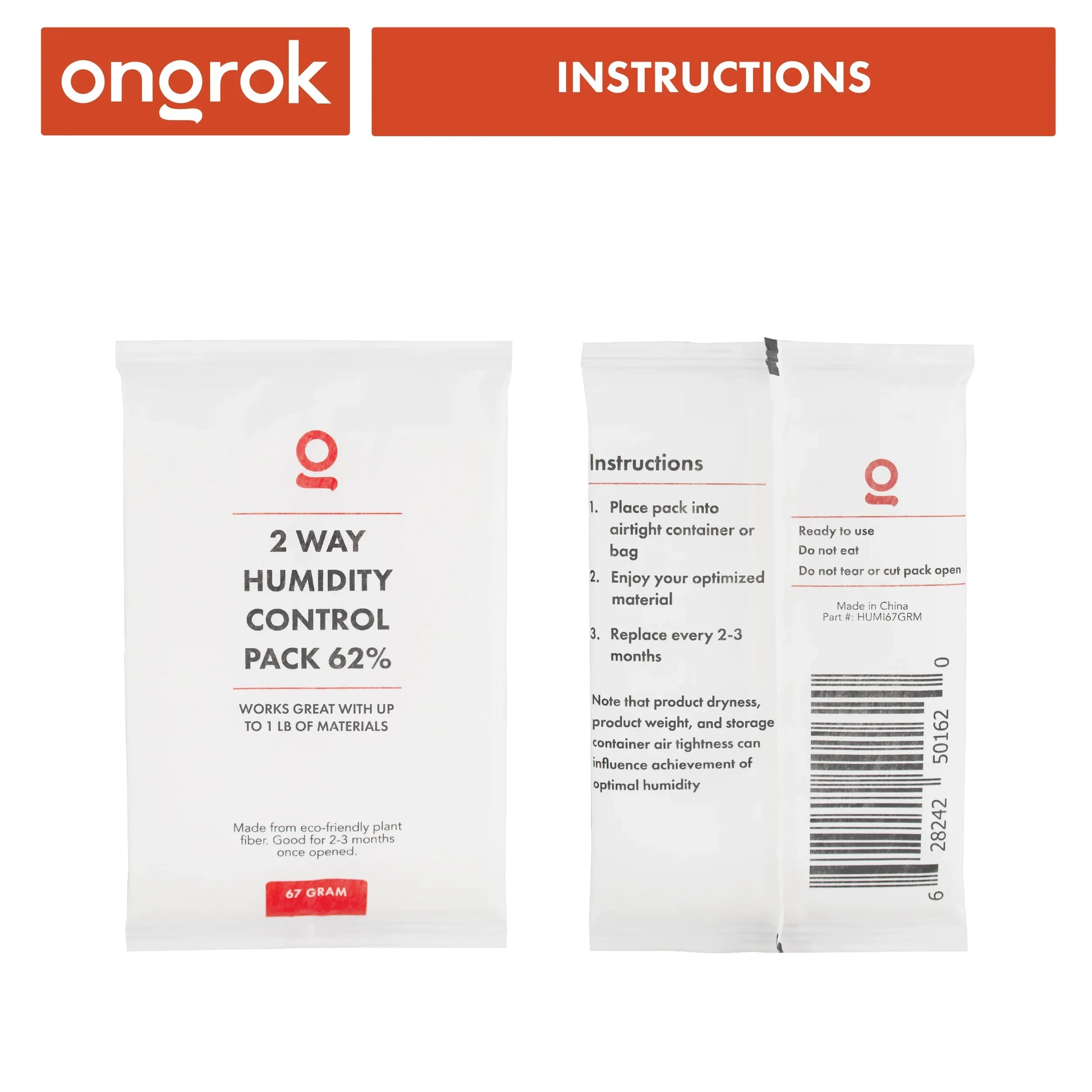 Ongrok 67 Gram Humidity Pack - We The People 
