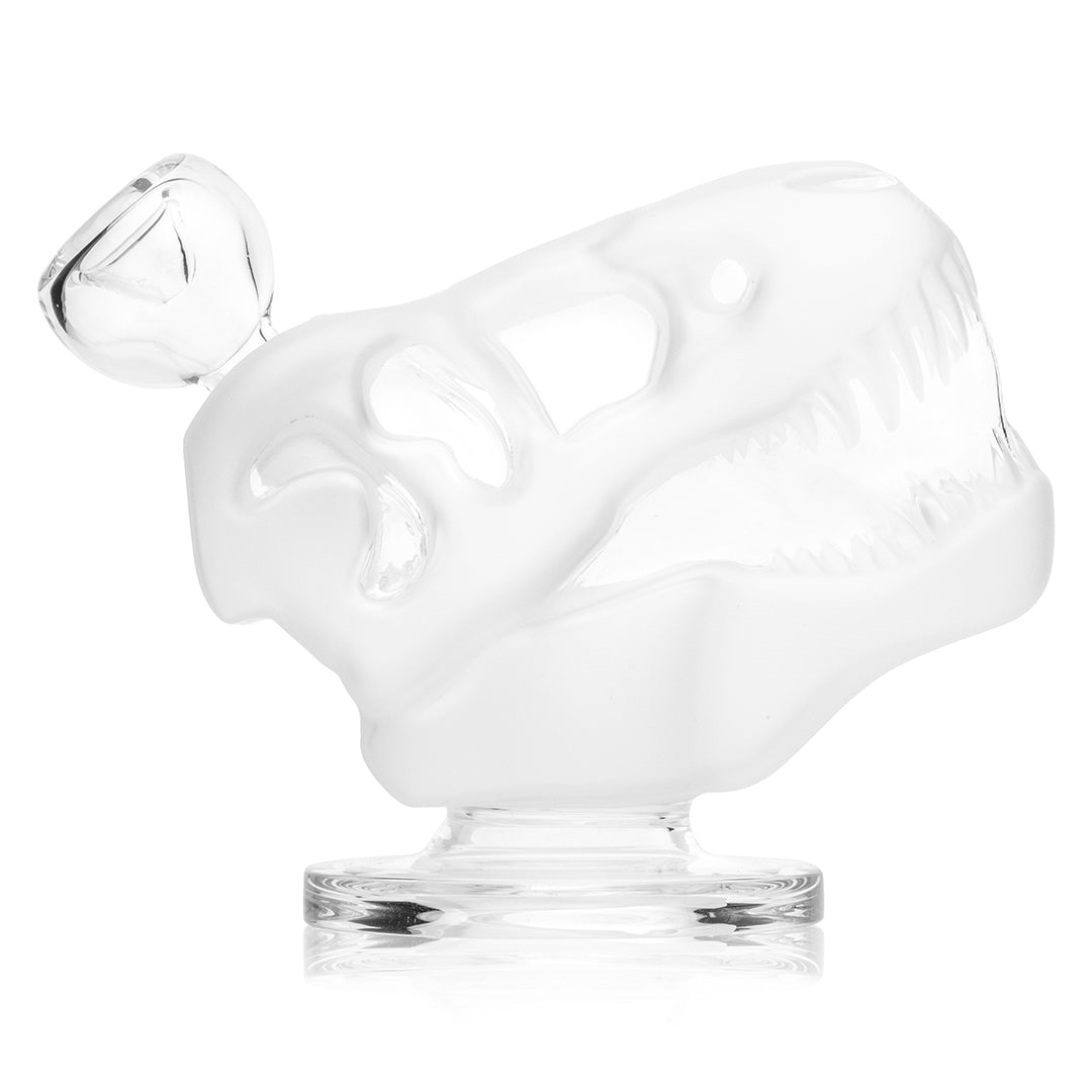 HEMPER Jurassic Spark Skull Bong | 4.5" Dinosaur Glass Water Pipe