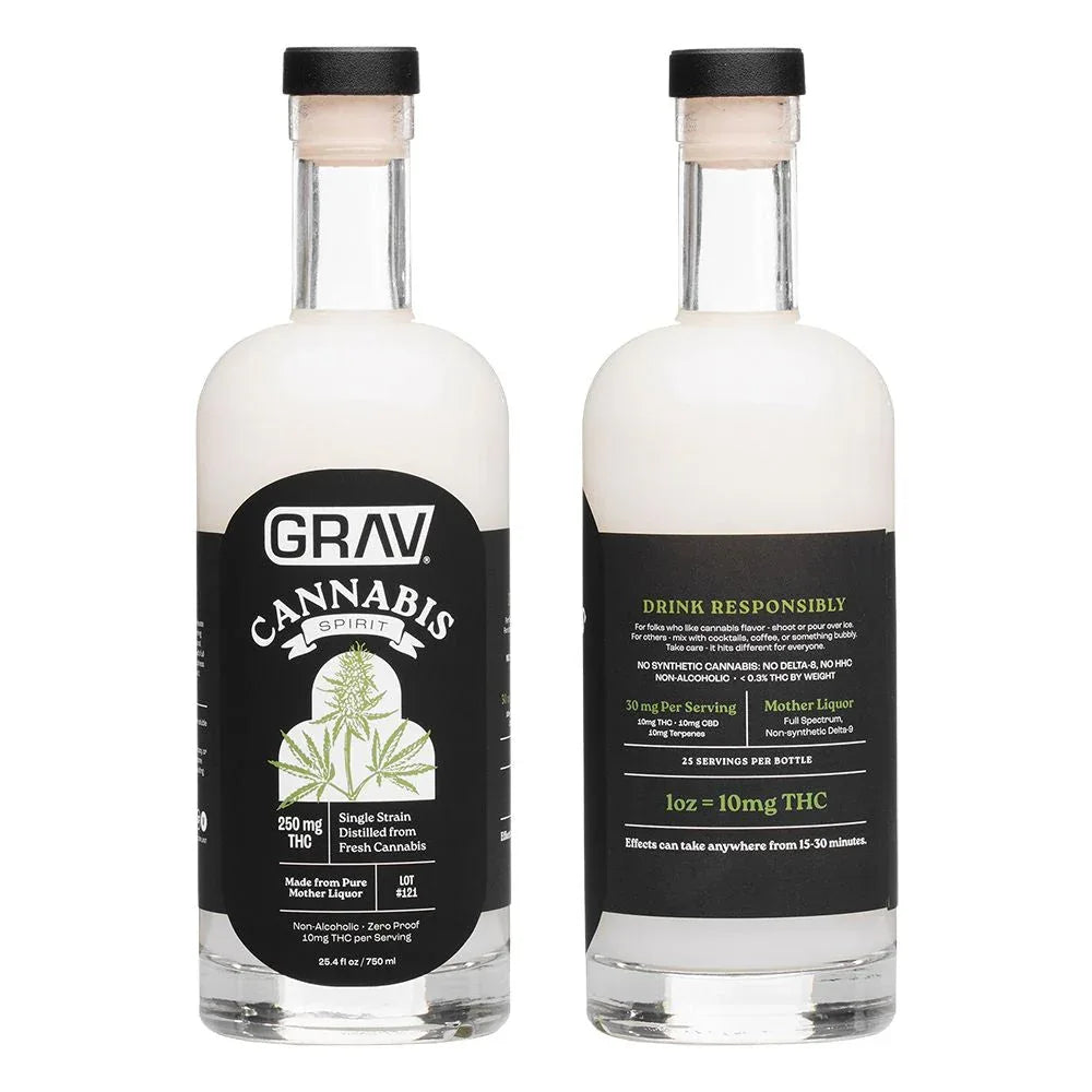 GRAV Black Label D9 THC Spirits | 250mg Delta-9 THC | 750ML | Hemp-Derived - We The People 