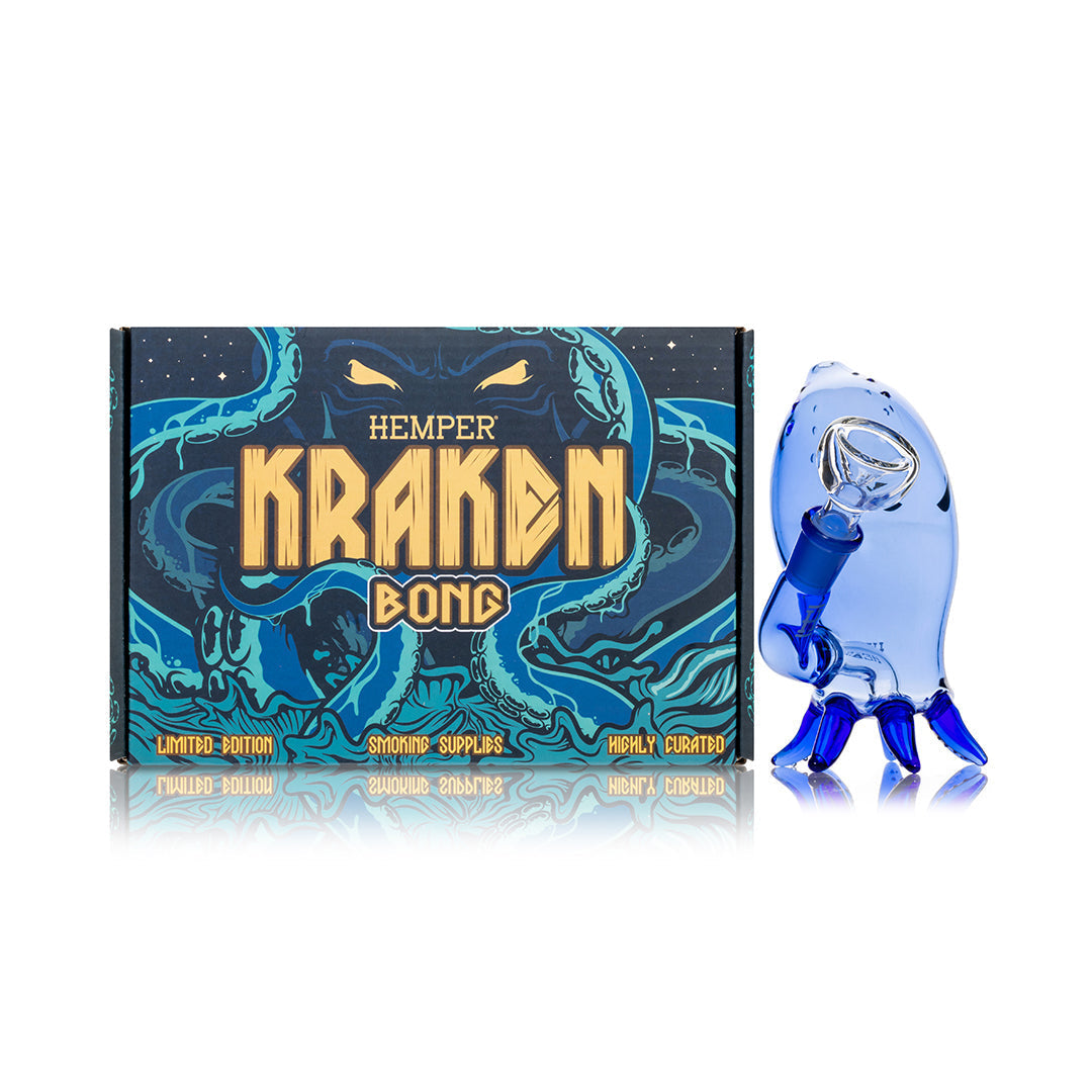 Kraken Bong | 5.7" Glass Water Pipe with Octopus Design