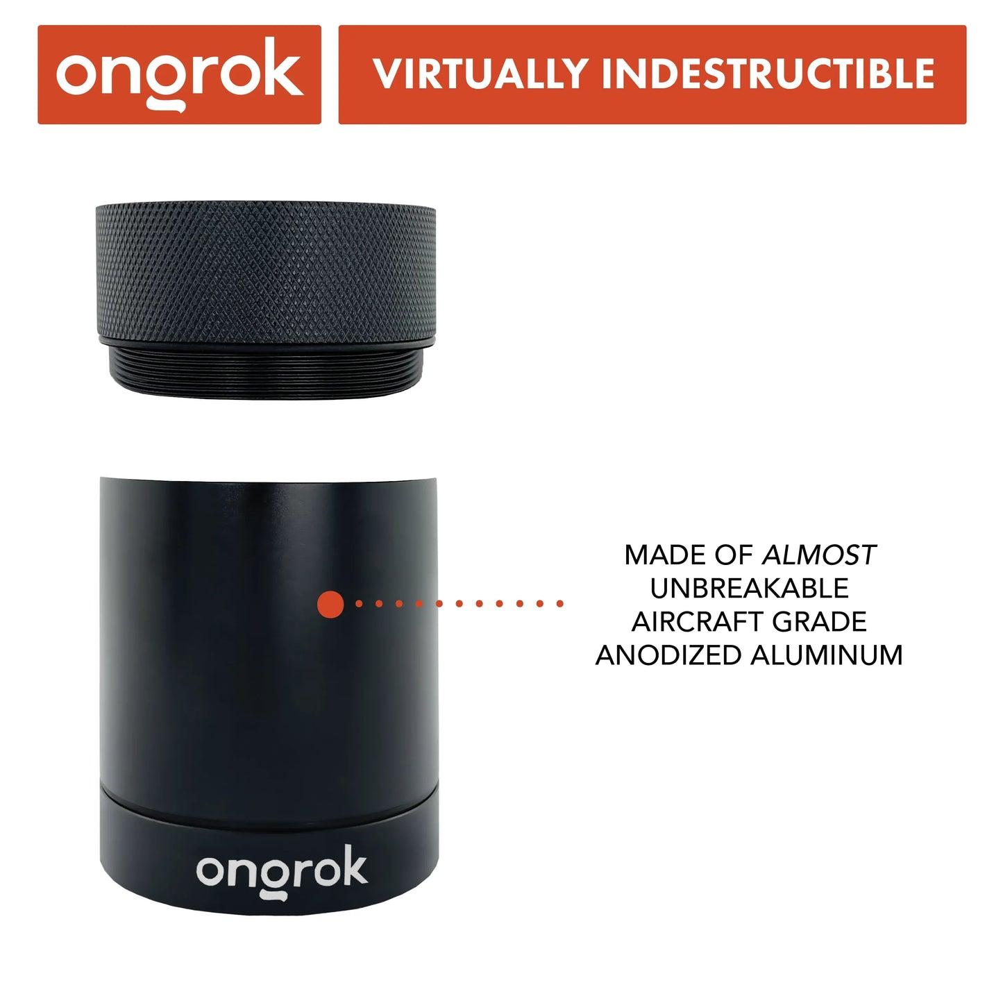 Ongrok Aluminum Metal Storage Jar - Airtight Container - We The People 