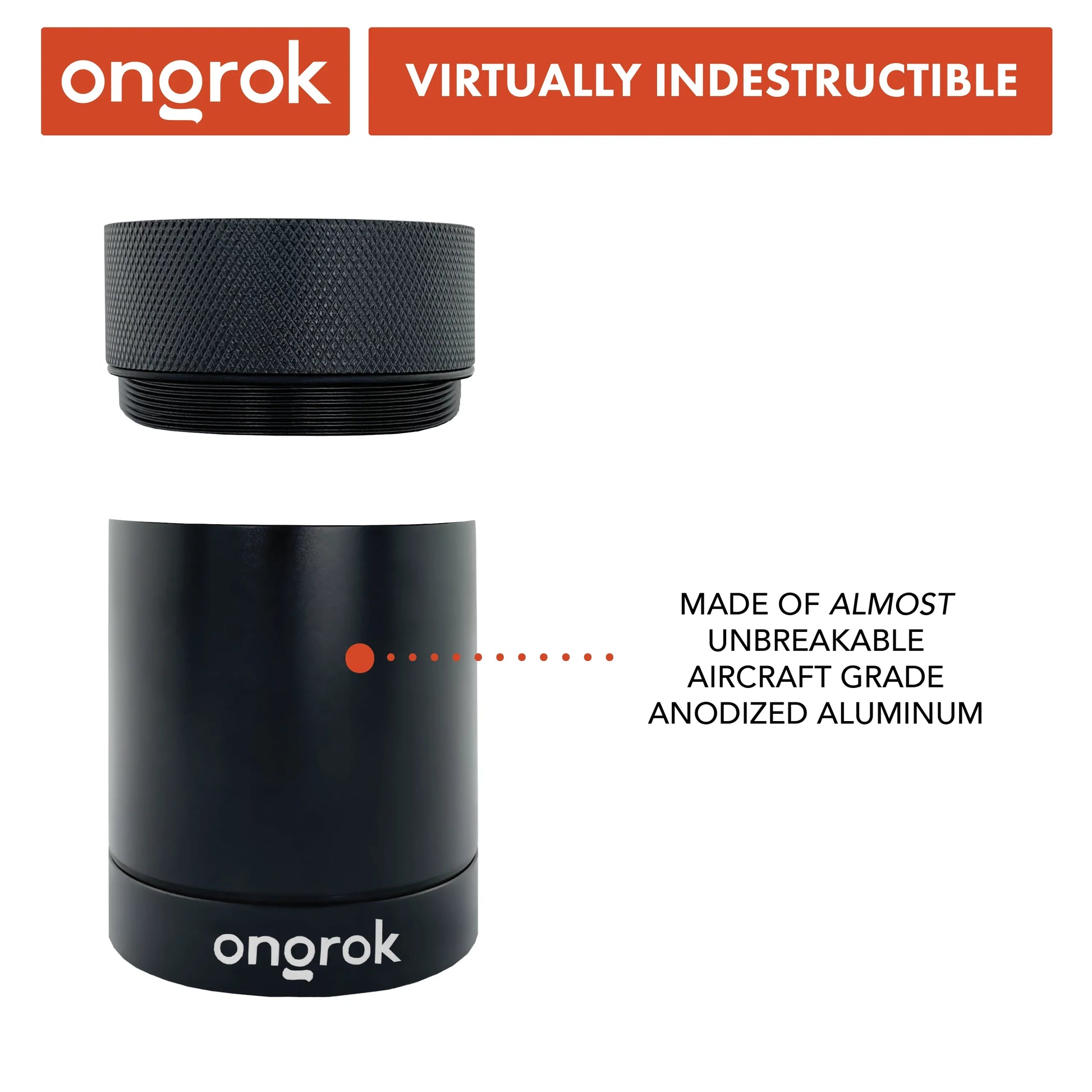 Ongrok Aluminum Metal Storage Jar - Airtight Container - We The People 
