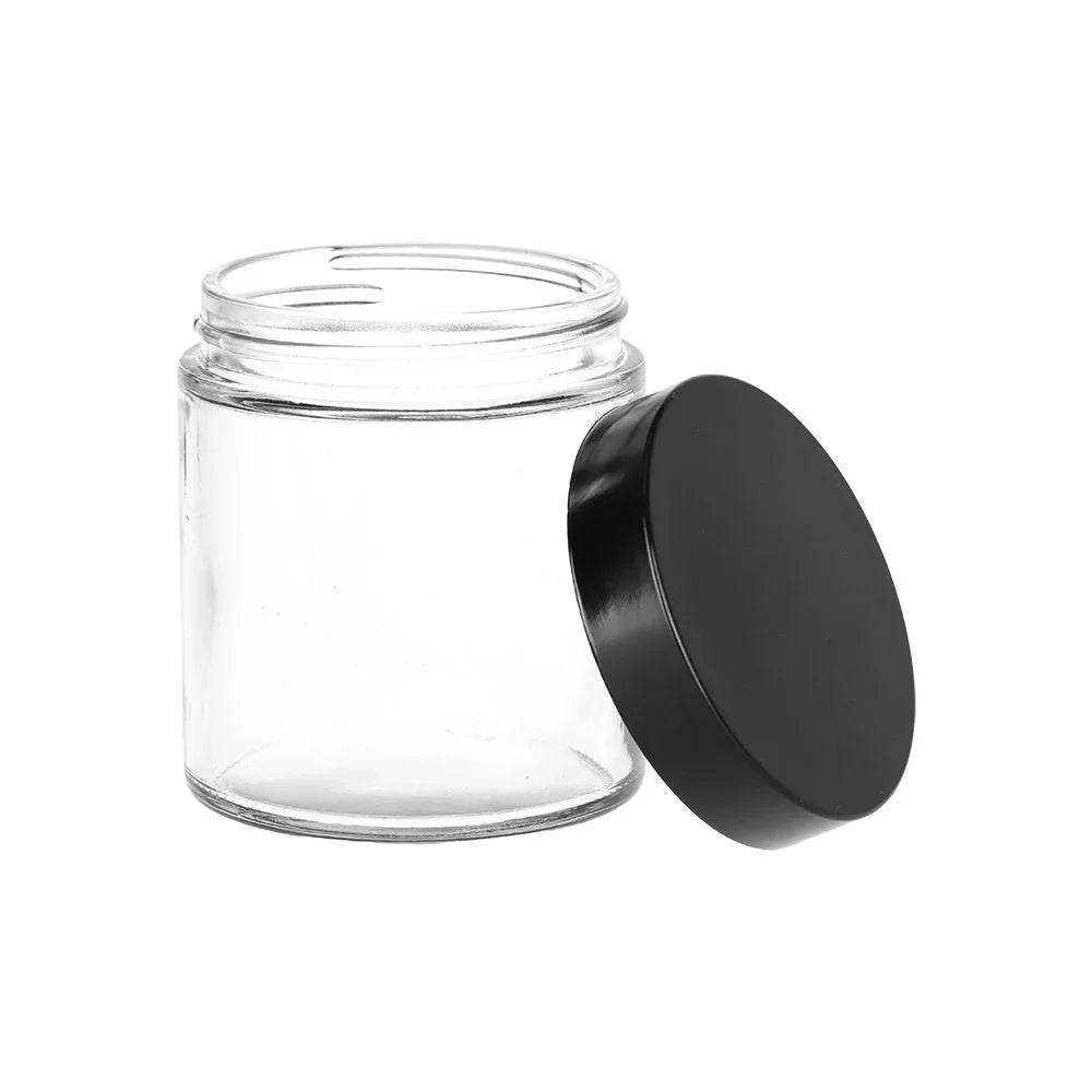 Clear Screw-Top Glass Jar 2.6" x 2.3" | Medium Storage Container - We The People 