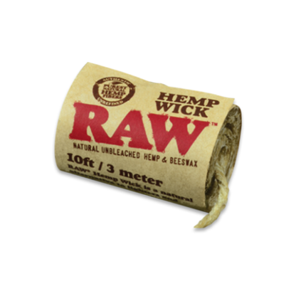 RAW Hemp Wick | Natural Beeswax Hemp Wick for Clean Lighting