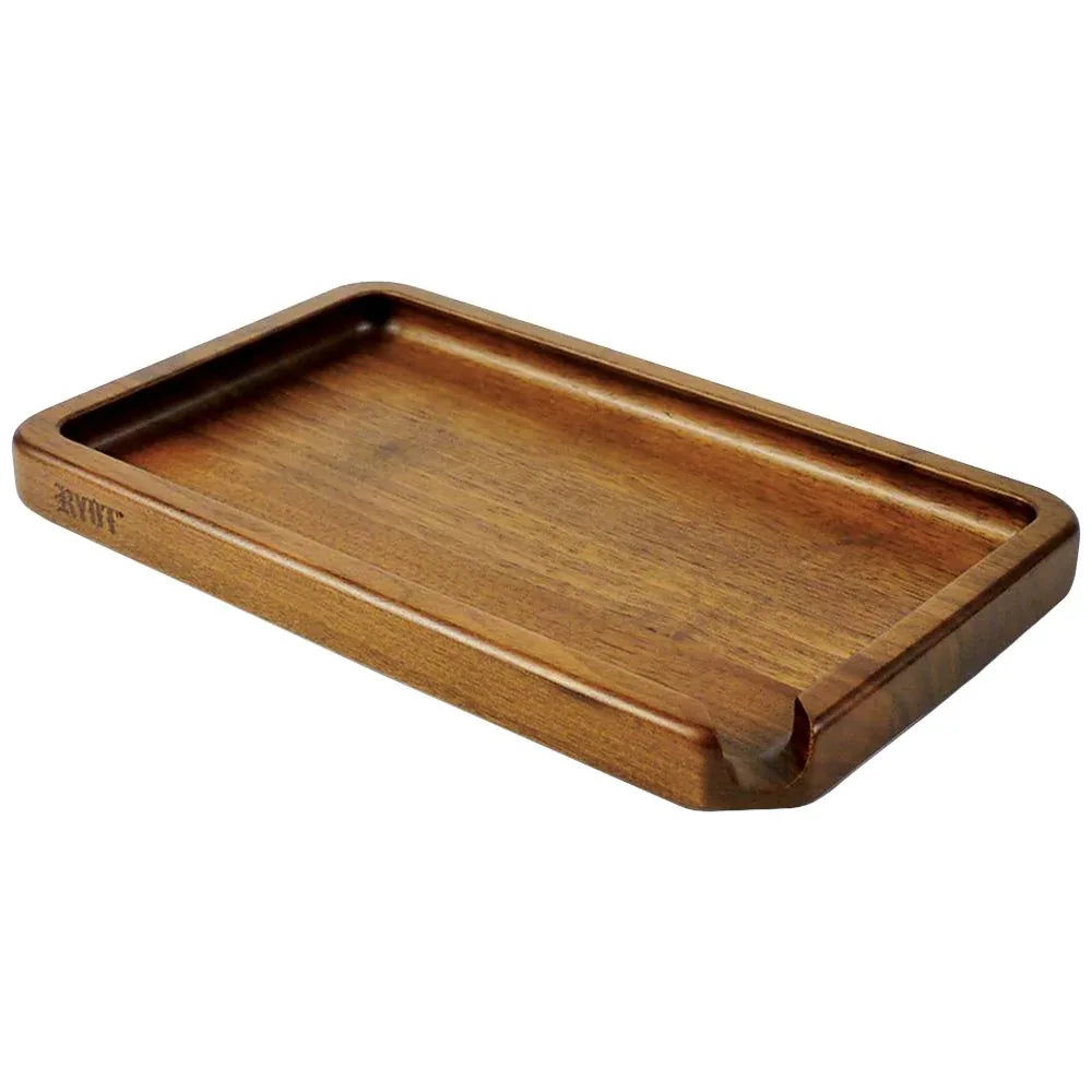 RYOT Walnut Wood Rolling Tray | 5" x 9" Premium Wooden Tray - We The People 