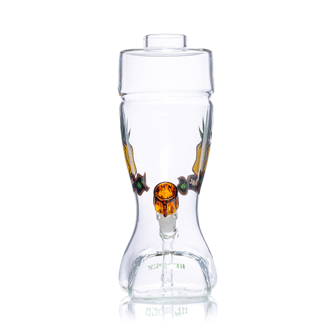 HEMPER Das Boot XL Bong | 10" Glass Water Pipe with Beer Boot Design