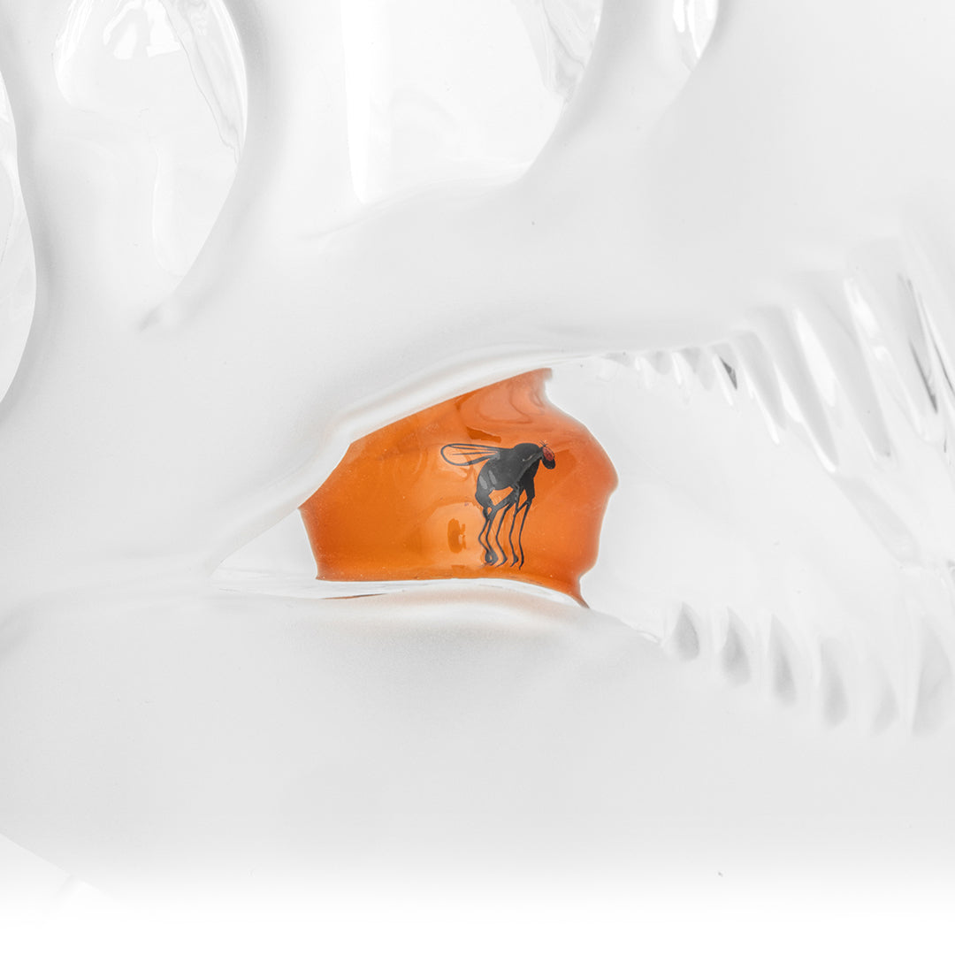 Jurassic Spark Skull XL Bong | 7" Glass Water Pipe