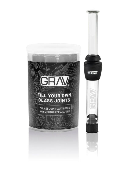 GRAV Fill-Your-Own Glass Joints - 7-Pack | Reusable Pre-Roll Tubes - We The People 