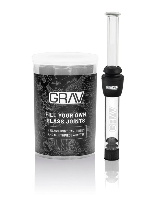 GRAV Fill-Your-Own Glass Joints - 7-Pack | Reusable Pre-Roll Tubes - We The People 