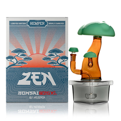 HEMPER Bonsai XL Bong | 10" Glass Water Pipe with Bonsai Tree Design