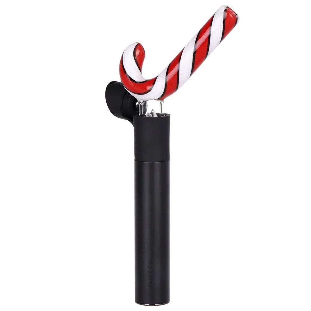 Puffco Pivot Candy Cane Glass Mouthpiece | Festive Borosilicate Attachment - We The People 