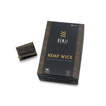 Benji Hemp Wick 10ft | Natural Beeswax Hemp Wick - 24 Rolls - We The People 