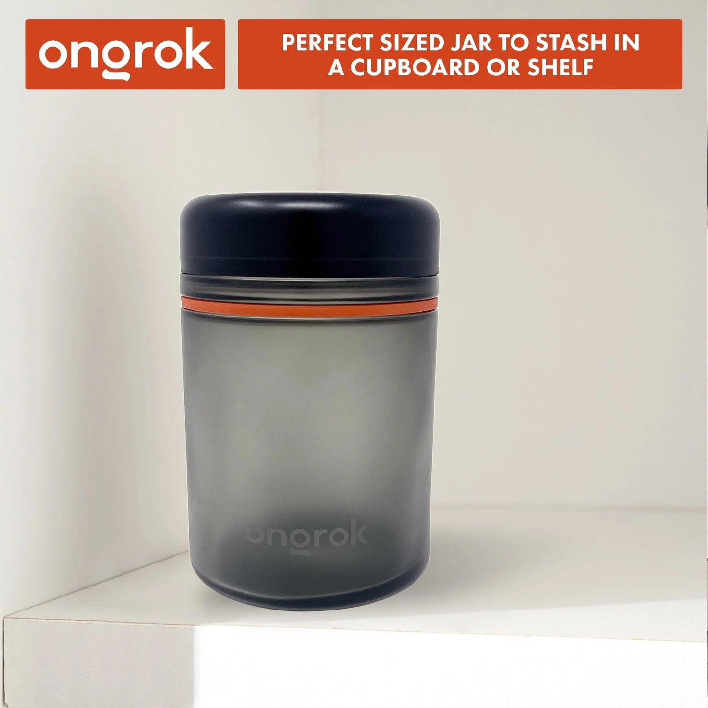 Ongrok 1000ml Child Resistant Storage Jar - Airtight Glass Container - We The People 