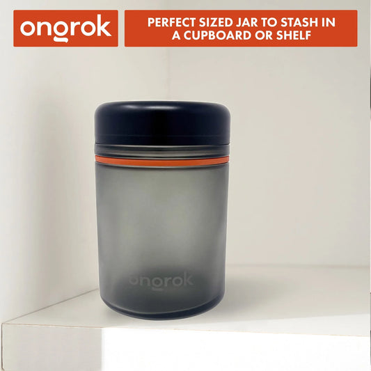 Ongrok 1000ml Child Resistant Storage Jar - Airtight Glass Container - We The People 