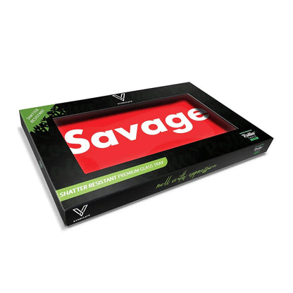 Savage Glass Rolling Tray | Premium Tempered Glass - We The People 