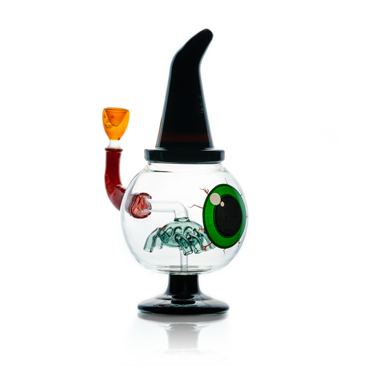 HEMPER Wicked Witch XL Bong | Large Glass Water Pipe with Halloween Design