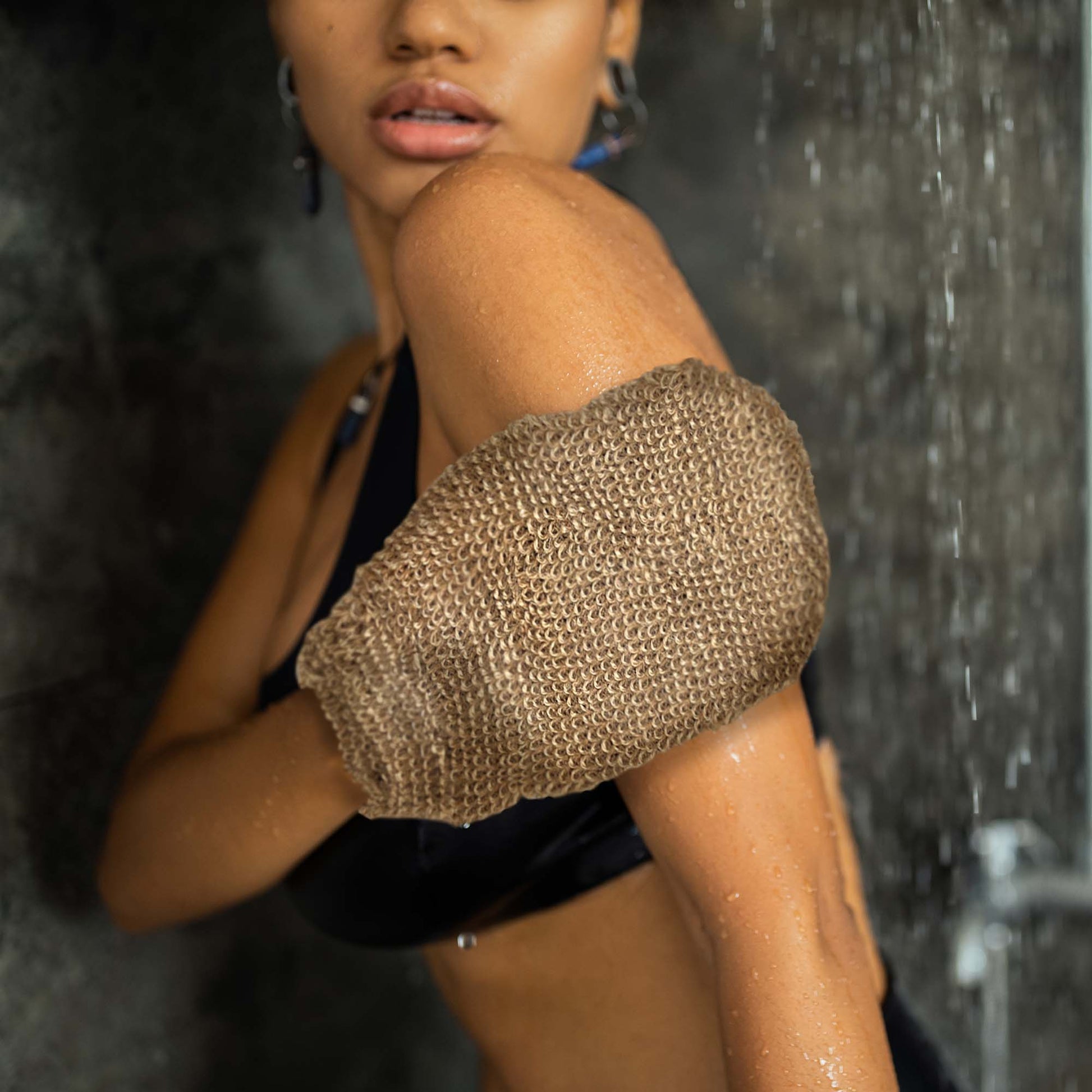 Sisal Hemp Bath Glove-4