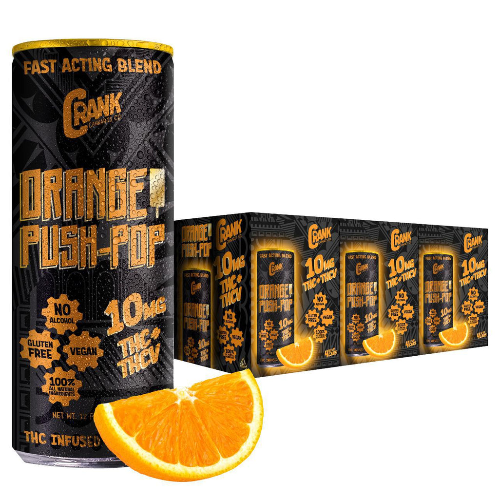 THC Energy Drink – Orange Push-Pop