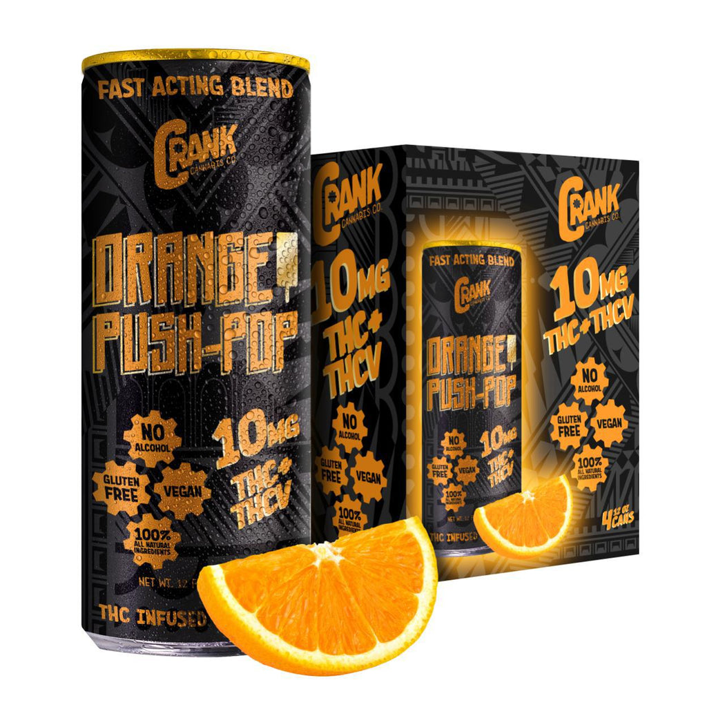 THC Energy Drink – Orange Push-Pop