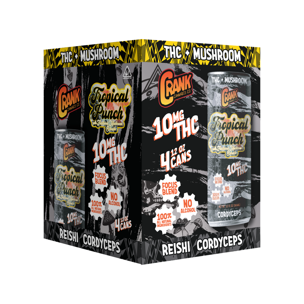 THC Functional Mushroom Drink – Tropical Punch