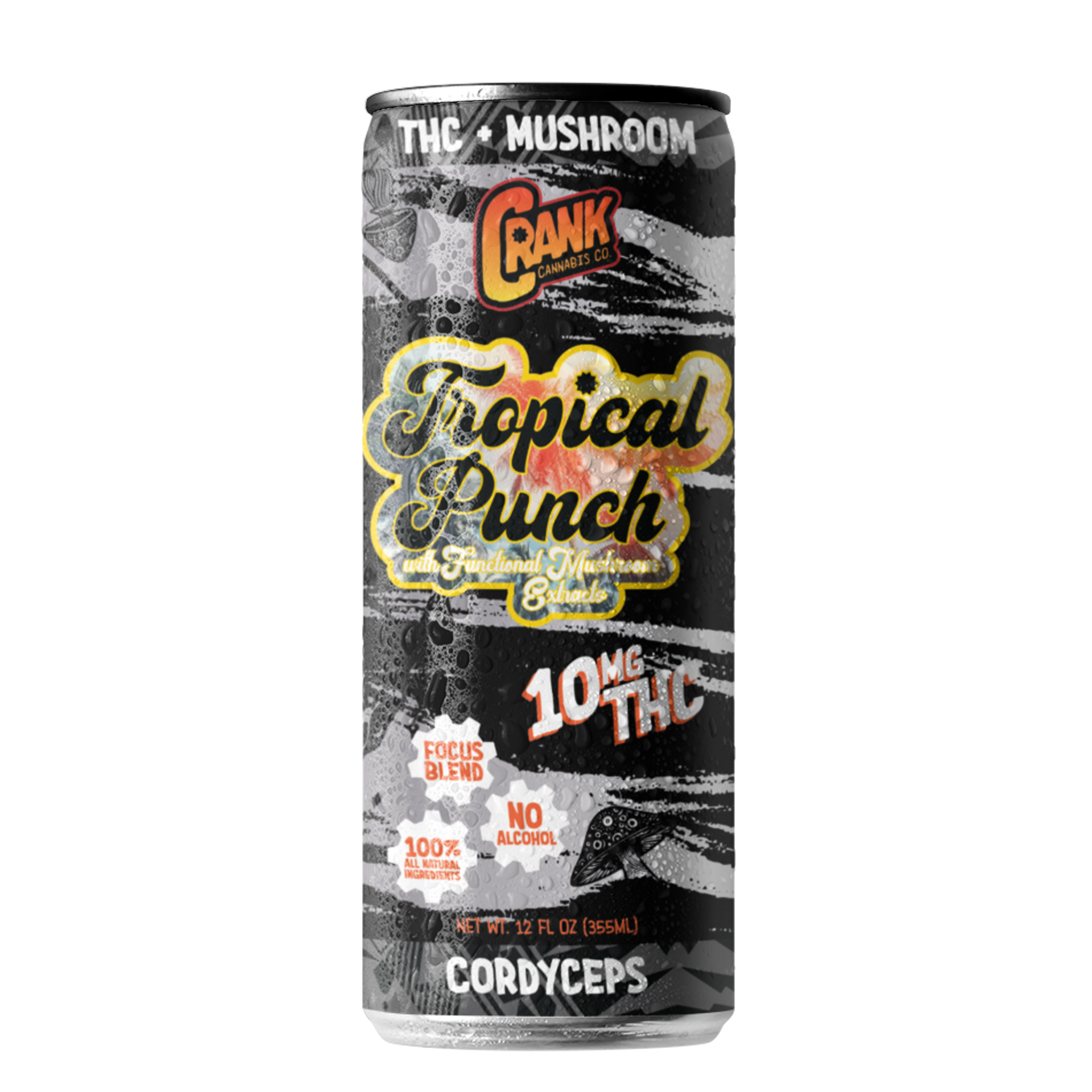 THC Functional Mushroom Drink – Tropical Punch