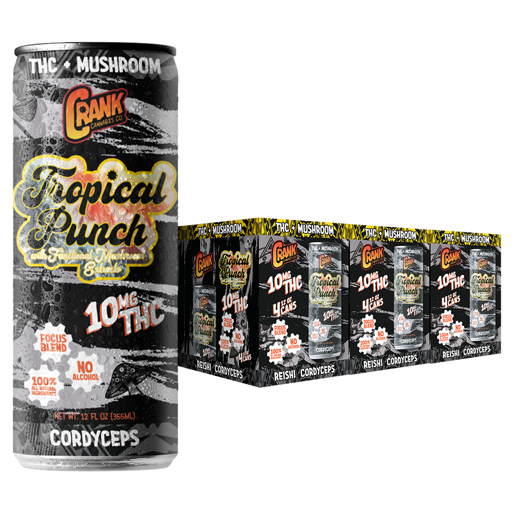 THC Functional Mushroom Drink – Tropical Punch