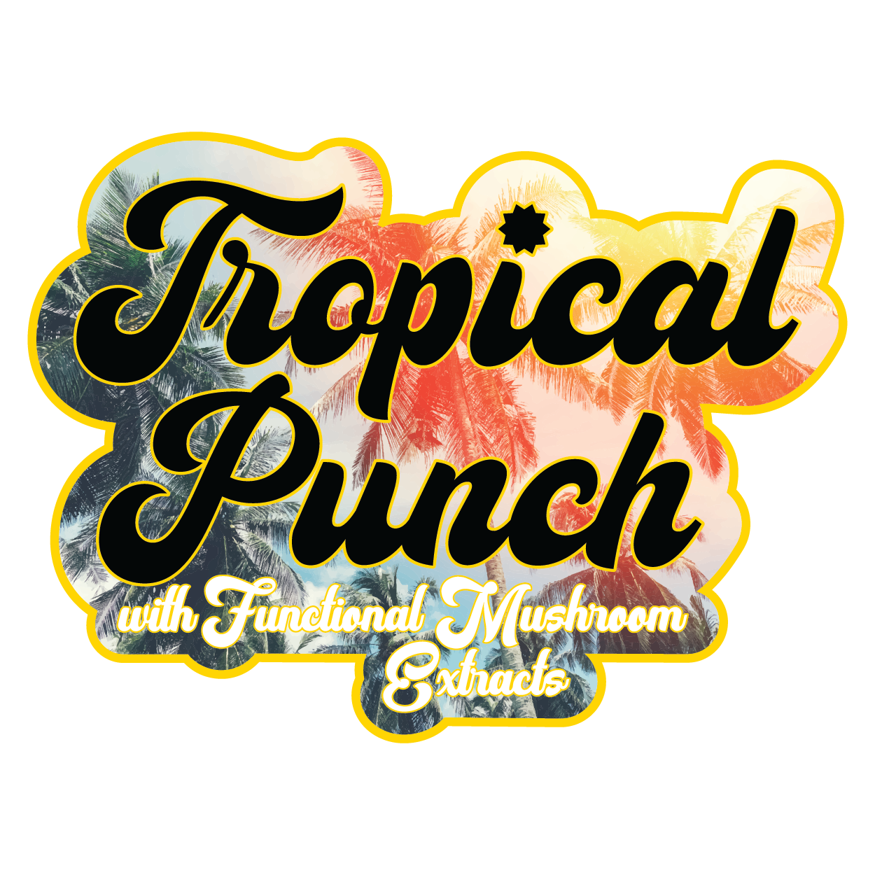 THC Functional Mushroom Drink – Tropical Punch