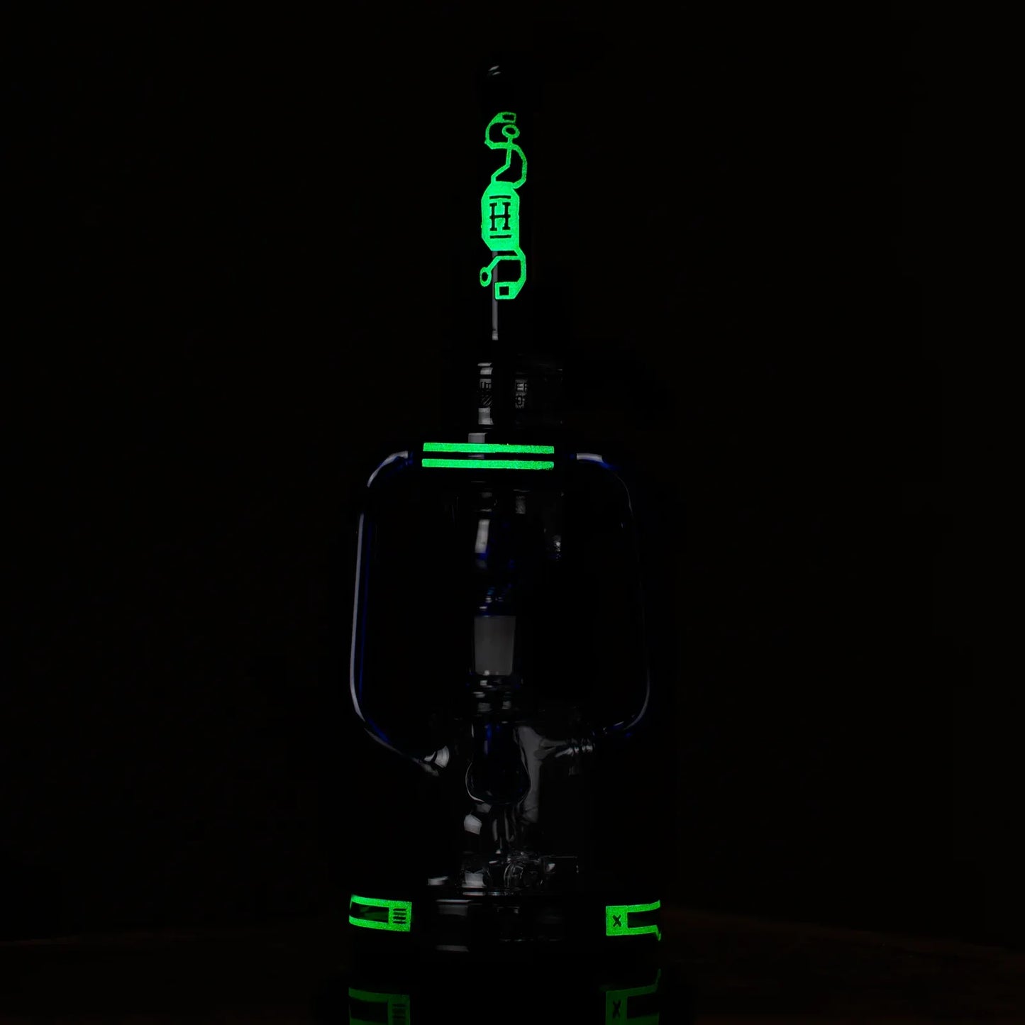 HEMPER Cyberpunk XL Recycler Bong | 10" Glass | Futuristic Neon Design - We The People 