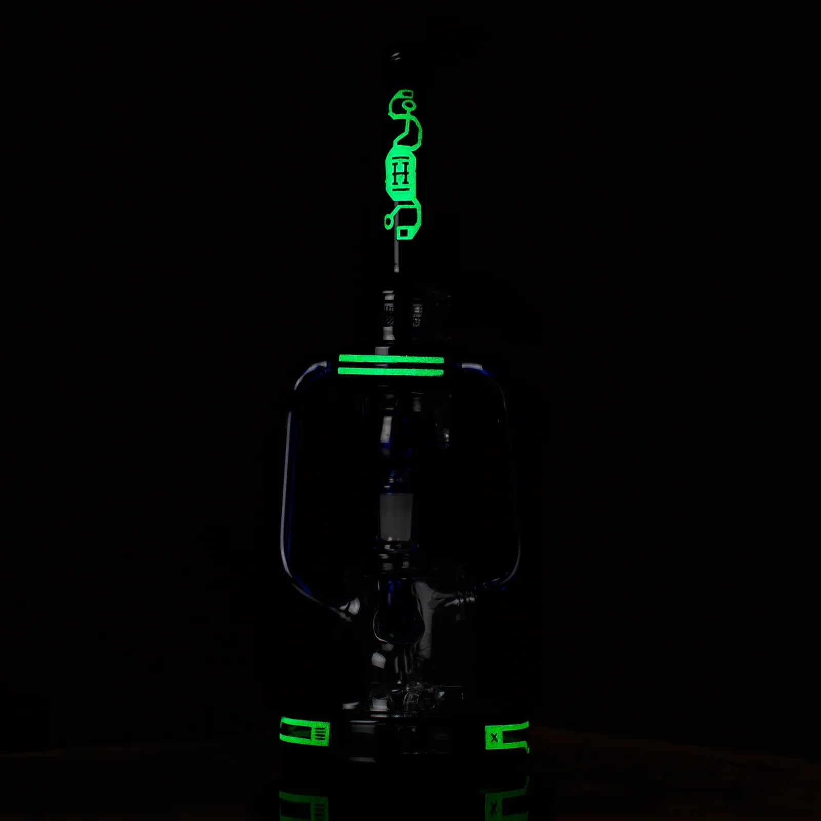 HEMPER Cyberpunk XL Recycler Bong | 10" Glass | Futuristic Neon Design - We The People 