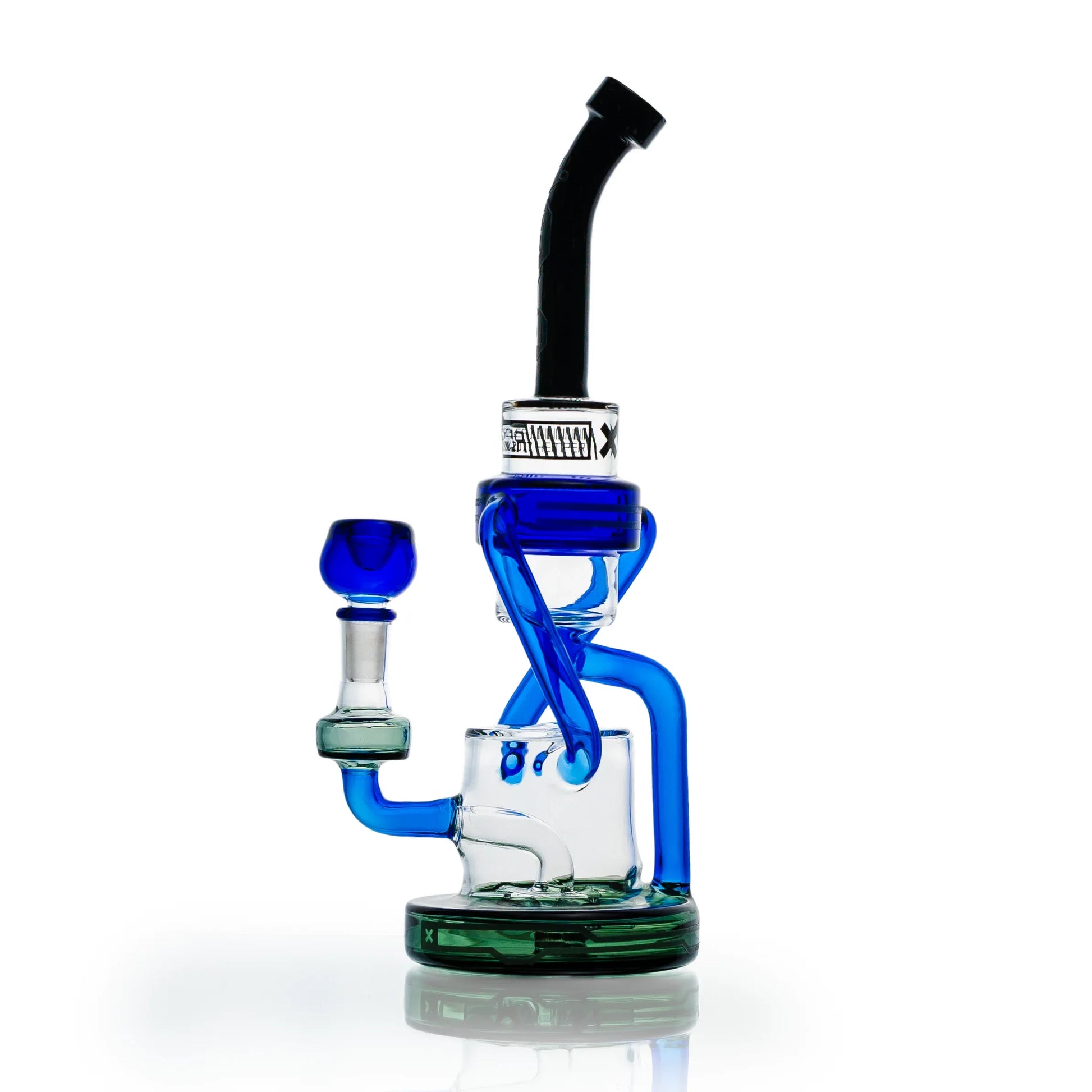 HEMPER Cyberpunk XL Recycler Bong | 10" Glass | Futuristic Neon Design - We The People 