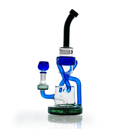 HEMPER Cyberpunk XL Recycler Bong | 10" Glass | Futuristic Neon Design - We The People 