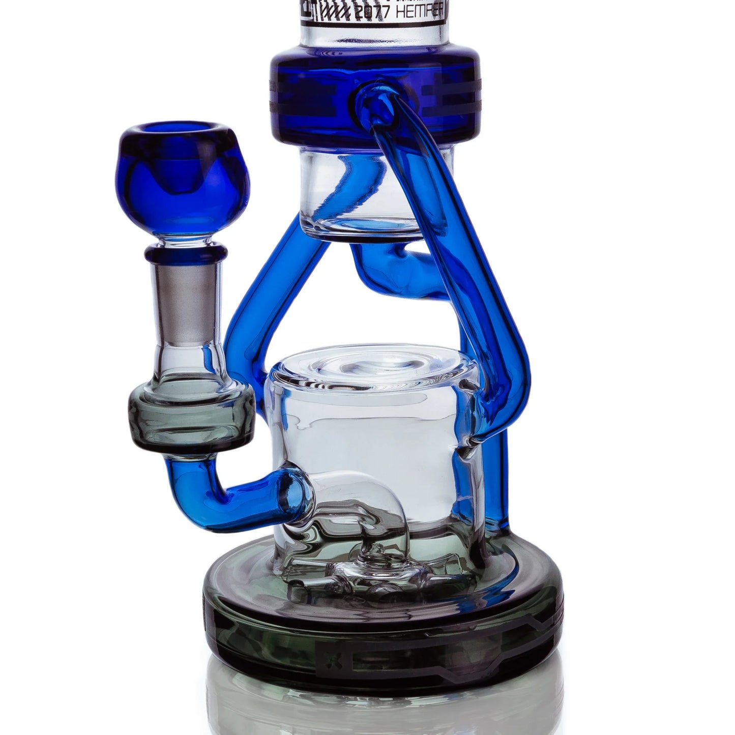 HEMPER Cyberpunk XL Recycler Bong | 10" Glass | Futuristic Neon Design - We The People 