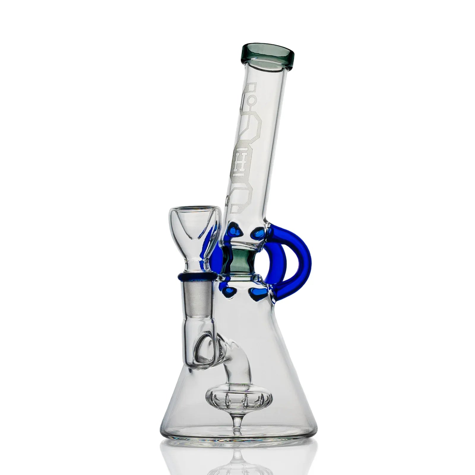 HEMPER Cyberpunk Bong | 8" Glass Water Pipe | Futuristic Neon Design - We The People 