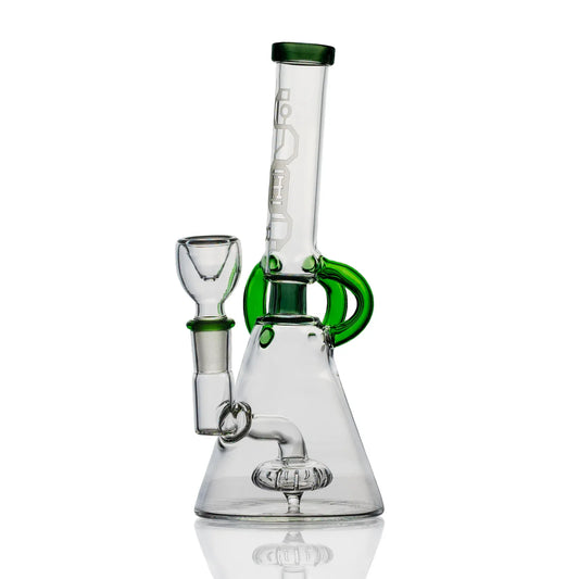 HEMPER Cyberpunk Bong | 8" Glass Water Pipe | Futuristic Neon Design - We The People 