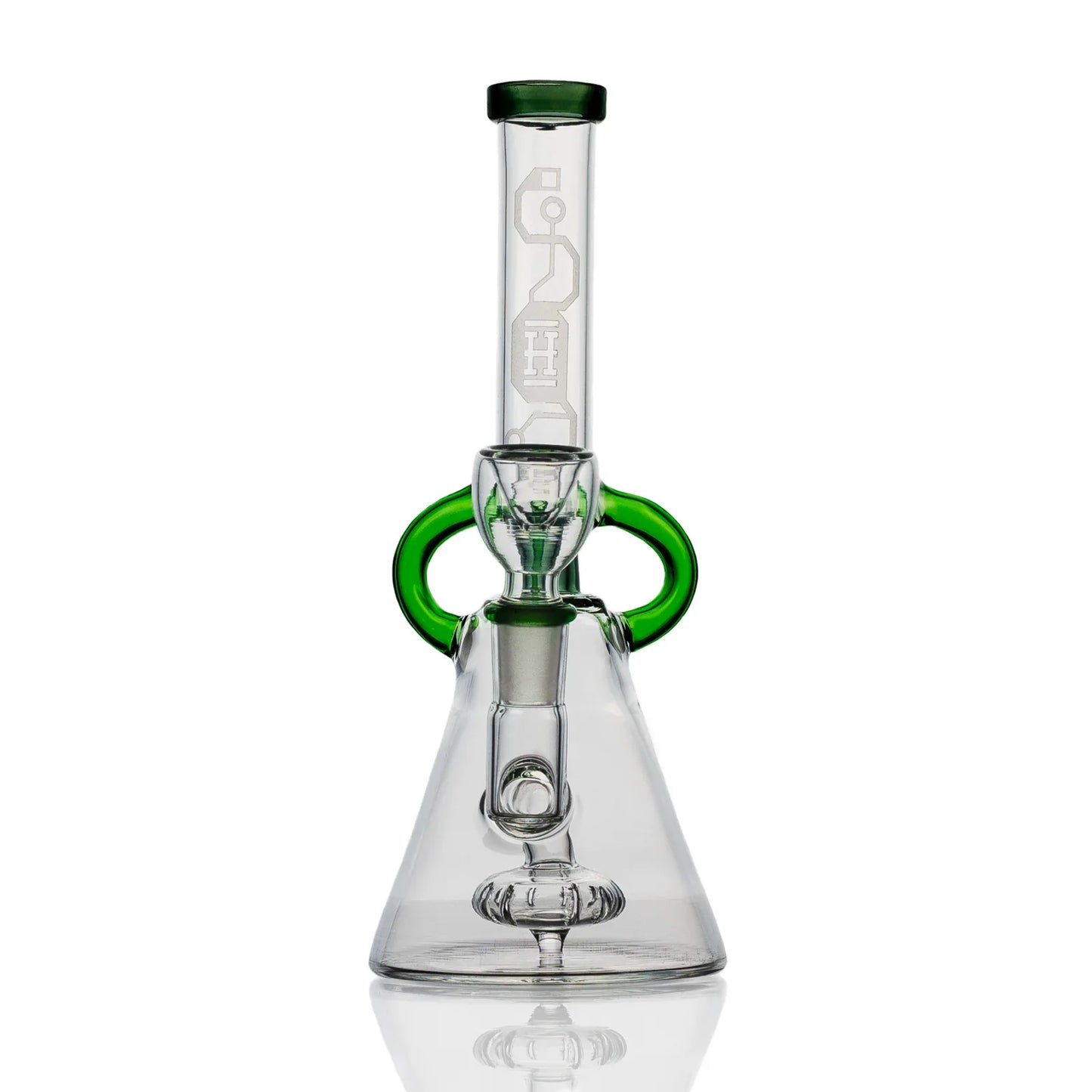 HEMPER Cyberpunk Bong | 8" Glass Water Pipe | Futuristic Neon Design - We The People 