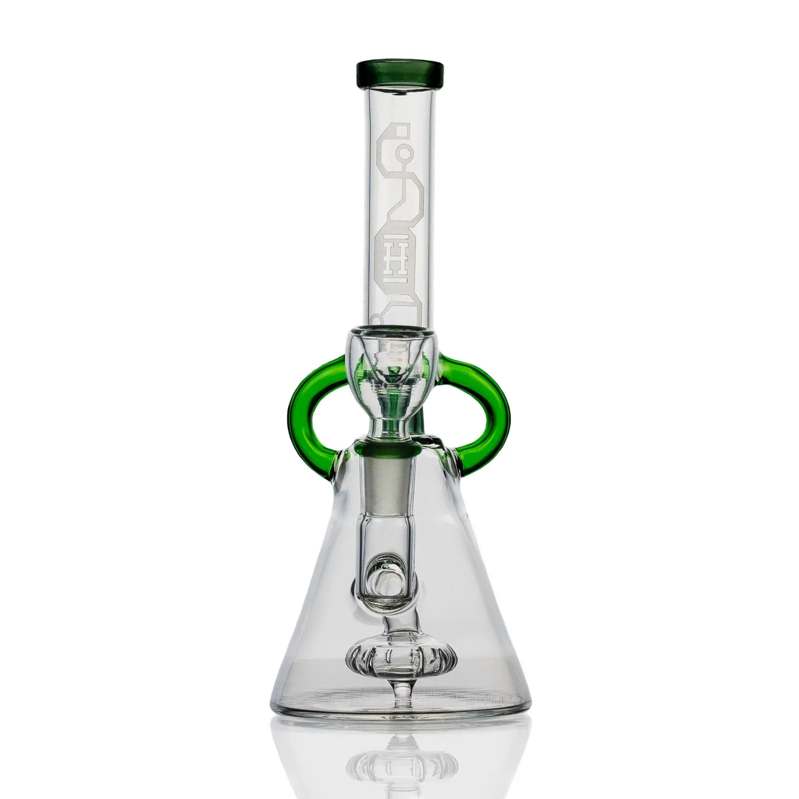 HEMPER Cyberpunk Bong | 8" Glass Water Pipe | Futuristic Neon Design - We The People 