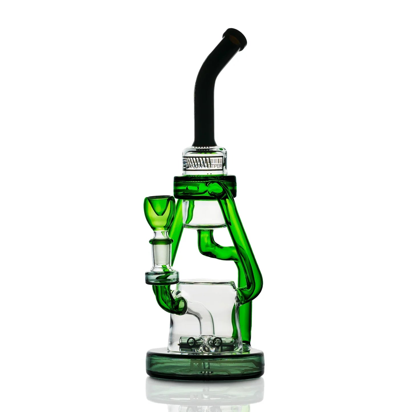 HEMPER Cyberpunk XL Recycler Bong | 10" Glass | Futuristic Neon Design - We The People 