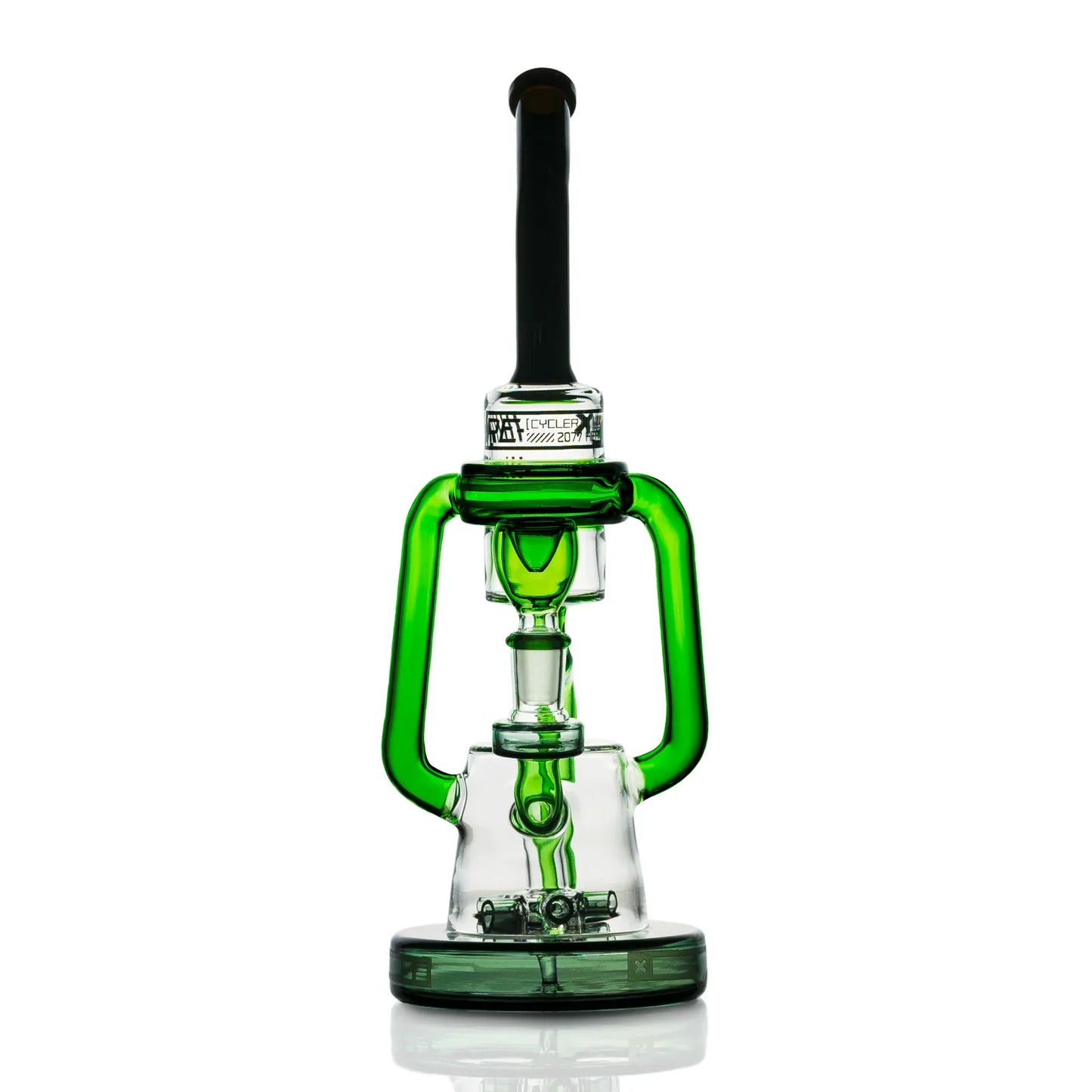 HEMPER Cyberpunk XL Recycler Bong | 10" Glass | Futuristic Neon Design - We The People 